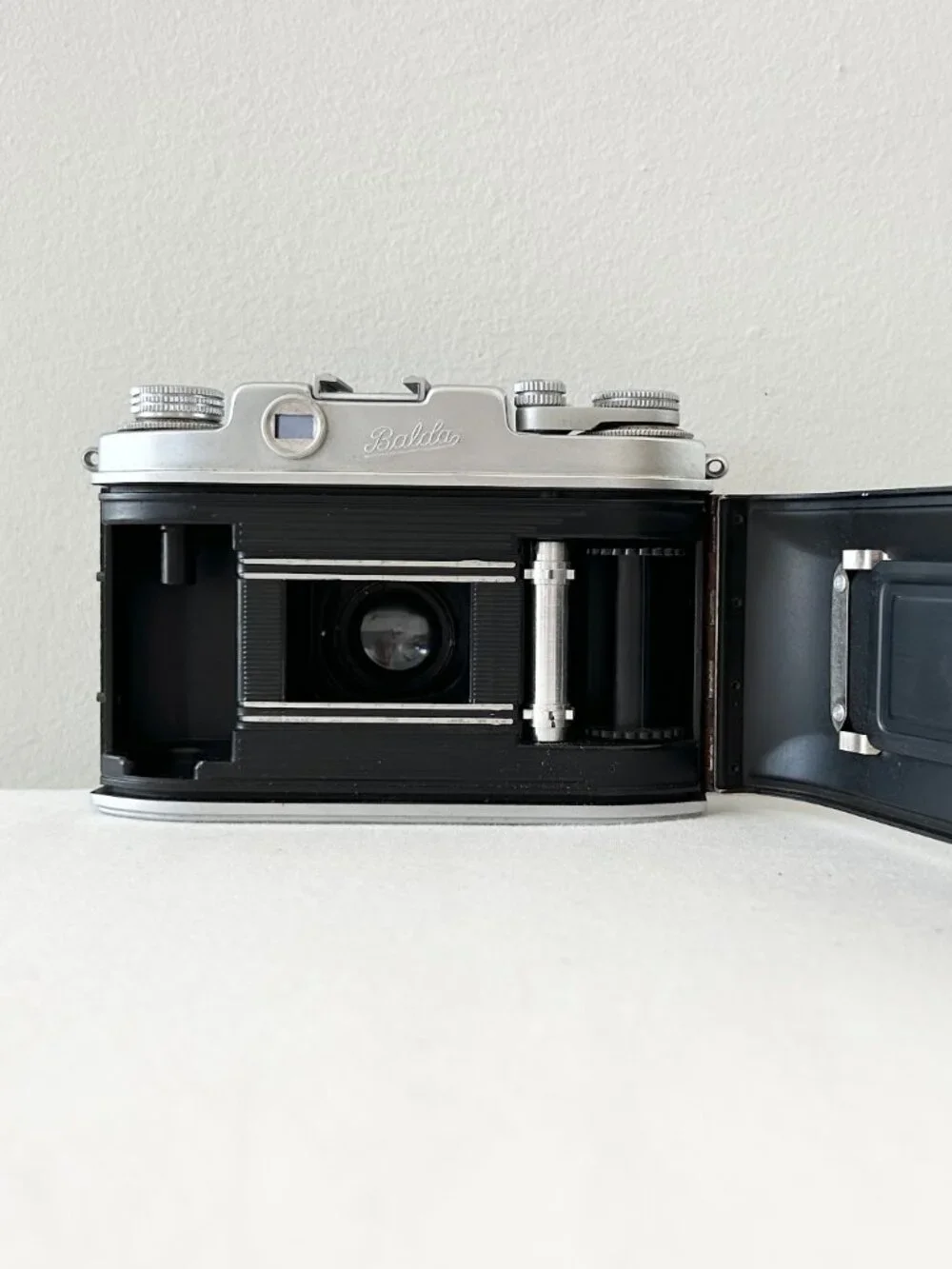 Vintage BALDA Super Baldina Camera Instruction Case 50mm Lens Germany Not Tested